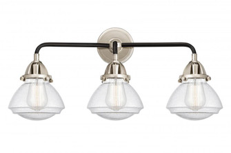 Olean - 3 Light - 25 inch - Black Polished Nickel - Bath Vanity Light (3442|288-3W-BPN-G324-LED)