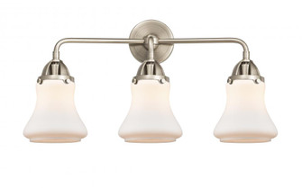 Bellmont - 3 Light - 24 inch - Brushed Satin Nickel - Bath Vanity Light (3442|288-3W-SN-G191-LED)