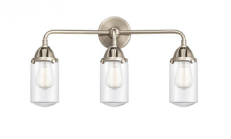 Dover - 3 Light - 23 inch - Brushed Satin Nickel - Bath Vanity Light (3442|288-3W-SN-G312)