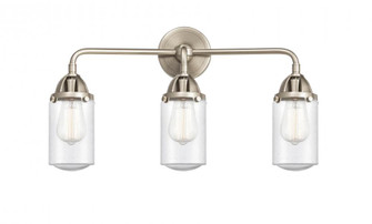 Dover - 3 Light - 23 inch - Brushed Satin Nickel - Bath Vanity Light (3442|288-3W-SN-G314)