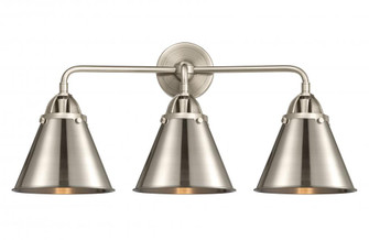 Appalachian - 3 Light - 26 inch - Brushed Satin Nickel - Bath Vanity Light (3442|288-3W-SN-M13-SN-LED)