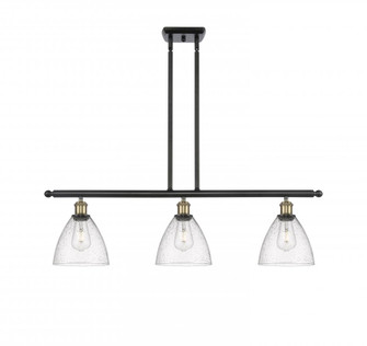Bristol - 3 Light - 36 inch - Black Antique Brass - Stem hung - Island Light (3442|516-3I-BAB-GBD-754-LED)