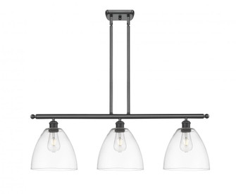 Bristol - 3 Light - 36 inch - Matte Black - Stem hung - Island Light (3442|516-3I-BK-GBD-92)