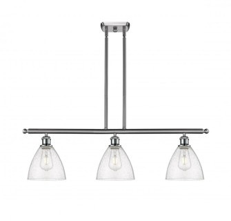 Bristol - 3 Light - 36 inch - Brushed Satin Nickel - Cord hung - Island Light (3442|516-3I-SN-GBD-754)