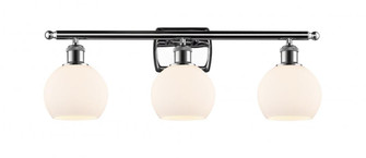 Athens - 3 Light - 26 inch - Polished Chrome - Bath Vanity Light (3442|516-3W-PC-G121-6)