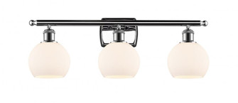 Athens - 3 Light - 26 inch - Polished Chrome - Bath Vanity Light (3442|516-3W-PC-G121-6-LED)