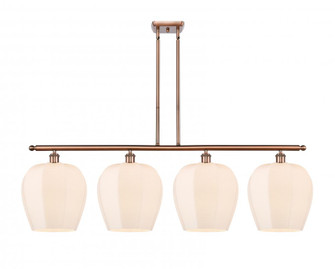 Norfolk - 4 Light - 50 inch - Antique Copper - Stem hung - Island Light (3442|516-4I-AC-G461-12)