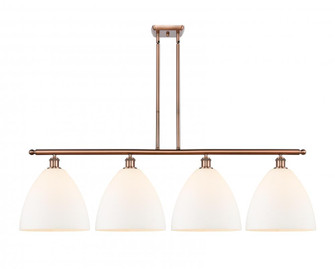 Bristol - 4 Light - 50 inch - Antique Copper - Stem hung - Island Light (3442|516-4I-AC-GBD-121-LED)
