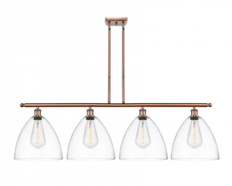 Bristol - 4 Light - 50 inch - Antique Copper - Stem hung - Island Light (3442|516-4I-AC-GBD-122)