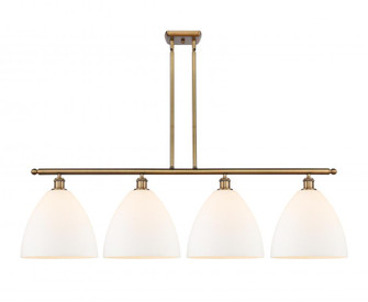 Bristol - 4 Light - 50 inch - Brushed Brass - Stem hung - Island Light (3442|516-4I-BB-GBD-121-LED)