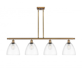 Bristol - 4 Light - 48 inch - Brushed Brass - Stem hung - Island Light (3442|516-4I-BB-GBD-92-LED)