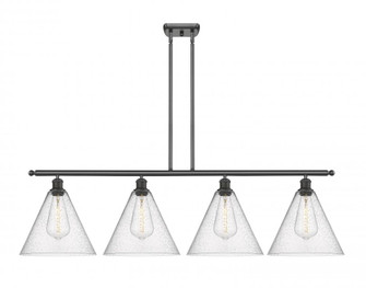 Berkshire - 4 Light - 50 inch - Oil Rubbed Bronze - Stem hung - Island Light (3442|516-4I-OB-GBC-124-LED)