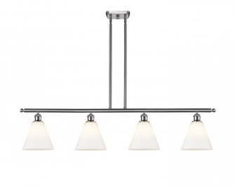 Berkshire - 4 Light - 48 inch - Brushed Satin Nickel - Stem hung - Island Light (3442|516-4I-SN-GBC-81)