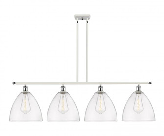 Bristol - 4 Light - 50 inch - White Polished Chrome - Stem hung - Island Light (3442|516-4I-WPC-GBD-122-LED)