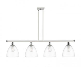 Bristol - 4 Light - 48 inch - White Polished Chrome - Stem hung - Island Light (3442|516-4I-WPC-GBD-92)