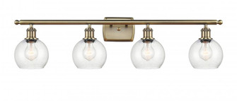 Athens - 4 Light - 36 inch - Antique Brass - Bath Vanity Light (3442|516-4W-AB-G124-6-LED)