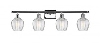 Norfolk - 4 Light - 36 inch - Polished Chrome - Bath Vanity Light (3442|516-4W-PC-G462-6)