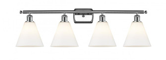 Berkshire - 4 Light - 38 inch - Polished Chrome - Bath Vanity Light (3442|516-4W-PC-GBC-81)