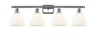 Bristol - 4 Light - 38 inch - Polished Chrome - Bath Vanity Light (3442|516-4W-PC-GBD-751-LED)