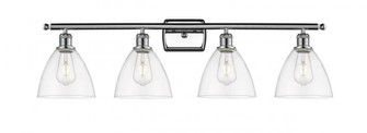 Bristol - 4 Light - 38 inch - Polished Chrome - Bath Vanity Light (3442|516-4W-PC-GBD-752-LED)