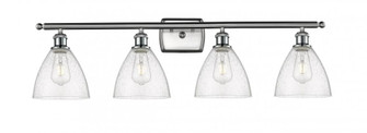 Bristol - 4 Light - 38 inch - Brushed Satin Nickel - Bath Vanity Light (3442|516-4W-SN-GBD-754)