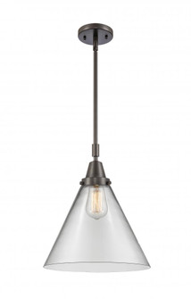 Cone - 1 Light - 12 inch - Oil Rubbed Bronze - Mini Pendant (3442|447-1S-OB-G42-L)