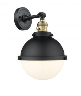 Hampden - 1 Light - 9 inch - Black Antique Brass - Adjustable Sconce (3442|203SW-BAB-HFS-81-BK)
