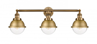 Hampden - 3 Light - 34 inch - Brushed Brass - Bath Vanity Light (3442|205-BB-HFS-62-BB-LED)