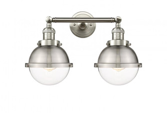 Hampden - 2 Light - 18 inch - Brushed Satin Nickel - Adjustable Bath Vanity Light (3442|208-SN-HFS-62-SN)