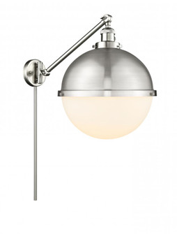 Hampden - 1 Light - 13 inch - Brushed Satin Nickel -Adjustable Swing Arm (3442|237-SN-HFS-121-SN-LED)