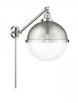 Hampden - 1 Light - 13 inch - Brushed Satin Nickel -Adjustable Swing Arm (3442|237-SN-HFS-122-SN)