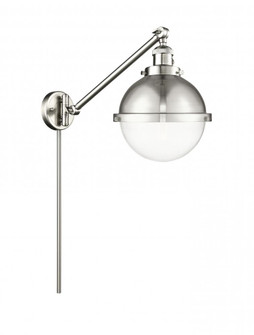 Hampden - 1 Light - 9 inch - Brushed Satin Nickel -Adjustable Swing Arm (3442|237-SN-HFS-82-SN-LED)