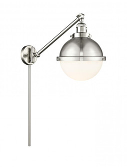 Hampden - 1 Light - 9 inch - Brushed Satin Nickel -Adjustable Swing Arm (3442|237-SN-HFS-81-SN)