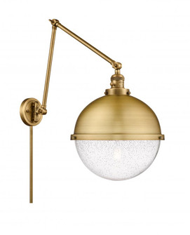 Hampden - 1 Light - 13 inch - Brushed Brass -Adjustable Swing Arm (3442|238-BB-HFS-124-BB)