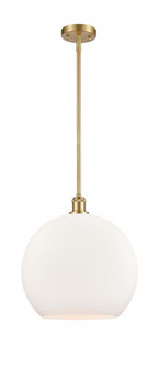 Athens - 1 Light - 14 inch - Satin Gold - Pendant (3442|516-1S-SG-G121-14)