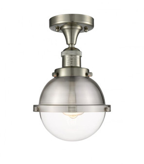 Hampden - 1 Light - 7 inch - Brushed Satin Nickel - Semi-Flush Mount (3442|517-1CH-SN-HFS-62-SN)
