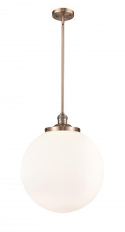 Beacon - 1 Light - 16 inch - Antique Copper - Stem Hung - Pendant (3442|201S-AC-G201-16)