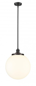 Beacon - 1 Light - 14 inch - Oil Rubbed Bronze - Stem Hung - Pendant (3442|201S-OB-G201-14)