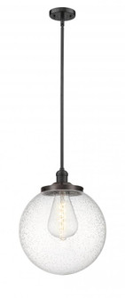 Beacon - 1 Light - 14 inch - Oil Rubbed Bronze - Stem Hung - Pendant (3442|201S-OB-G204-14-LED)