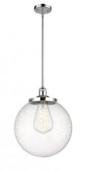 Beacon - 1 Light - 14 inch - Polished Chrome - Stem Hung - Pendant (3442|201S-PC-G204-14-LED)
