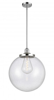 Beacon - 1 Light - 16 inch - Polished Chrome - Stem Hung - Pendant (3442|201S-PC-G204-16-LED)