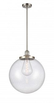 Beacon - 1 Light - 16 inch - Brushed Satin Nickel - Stem Hung - Pendant (3442|201S-SN-G204-16)