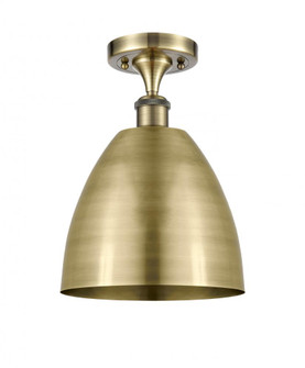 Bristol - 1 Light - 9 inch - Antique Brass - Semi-Flush Mount (3442|516-1C-AB-MBD-9-AB)