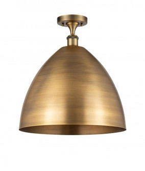 Bristol - 1 Light - 16 inch - Brushed Brass - Semi-Flush Mount (3442|516-1C-BB-MBD-16-BB)