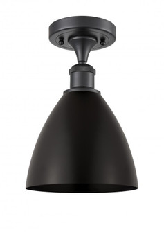 Bristol - 1 Light - 8 inch - Matte Black - Semi-Flush Mount (3442|516-1C-BK-MBD-75-BK)