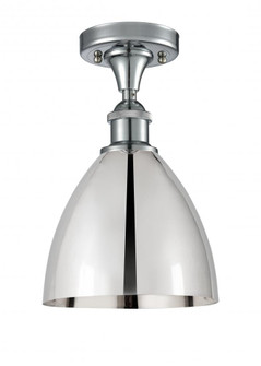 Bristol - 1 Light - 8 inch - Polished Chrome - Semi-Flush Mount (3442|516-1C-PC-MBD-75-PC)