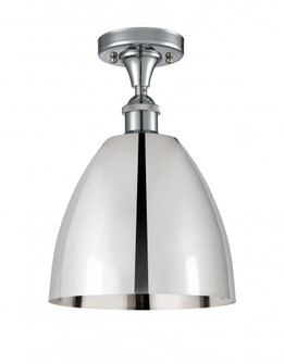 Bristol - 1 Light - 9 inch - Polished Chrome - Semi-Flush Mount (3442|516-1C-PC-MBD-9-PC-LED)