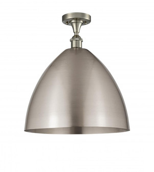 Bristol - 1 Light - 16 inch - Brushed Satin Nickel - Semi-Flush Mount (3442|516-1C-SN-MBD-16-SN-LED)