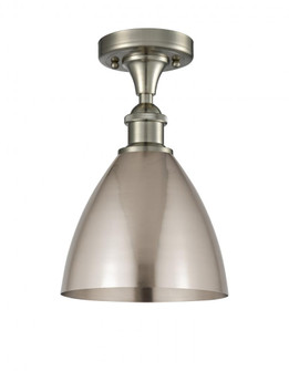 Bristol - 1 Light - 8 inch - Brushed Satin Nickel - Semi-Flush Mount (3442|516-1C-SN-MBD-75-SN)