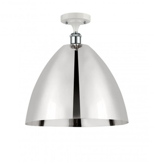 Bristol - 1 Light - 16 inch - White Polished Chrome - Semi-Flush Mount (3442|516-1C-WPC-MBD-16-PC)